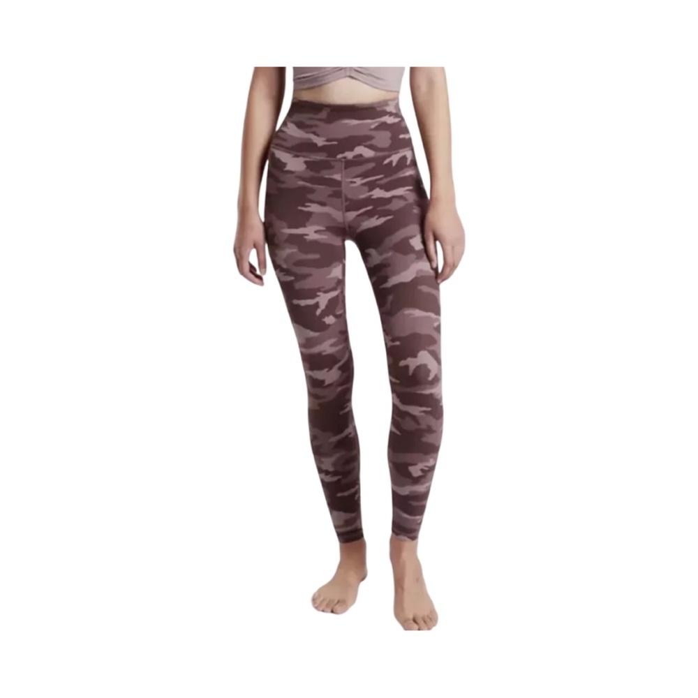 Athleta Sz SP Elevation Tights Maeve Pink‎ Camouflage Leggings